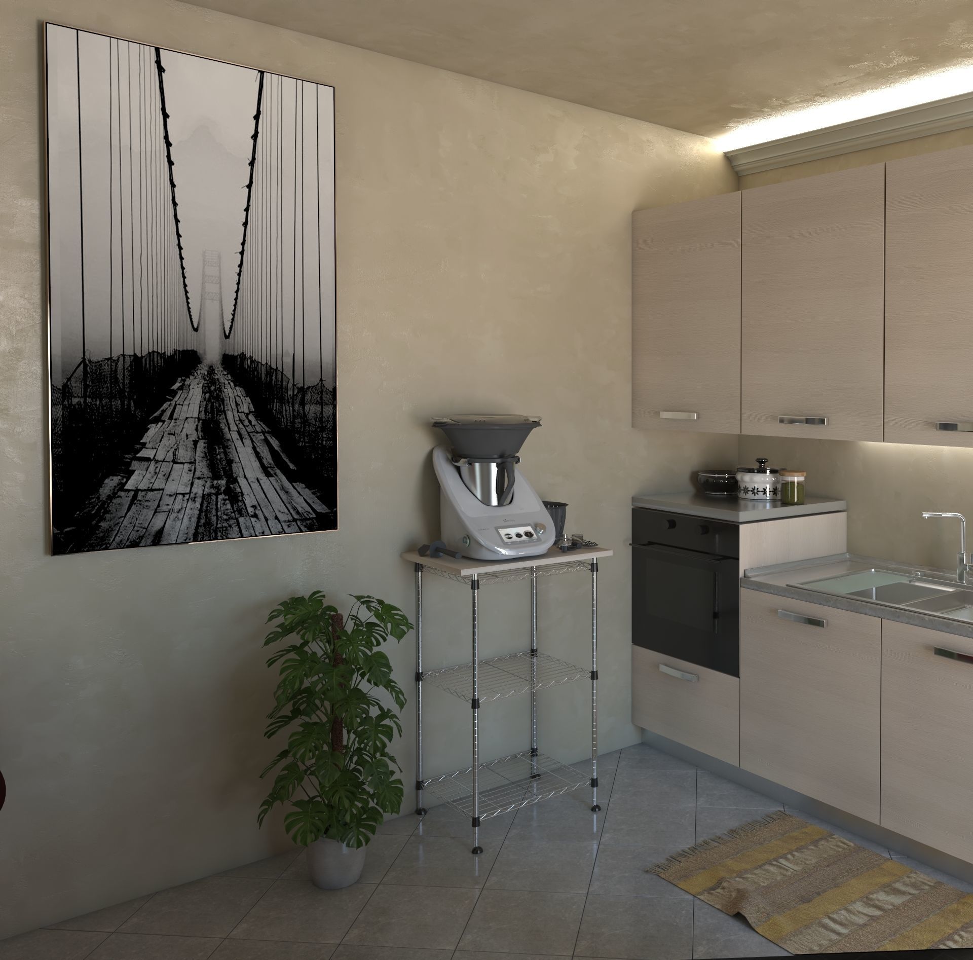 VORWERK BIMBY TM5 3D model_11