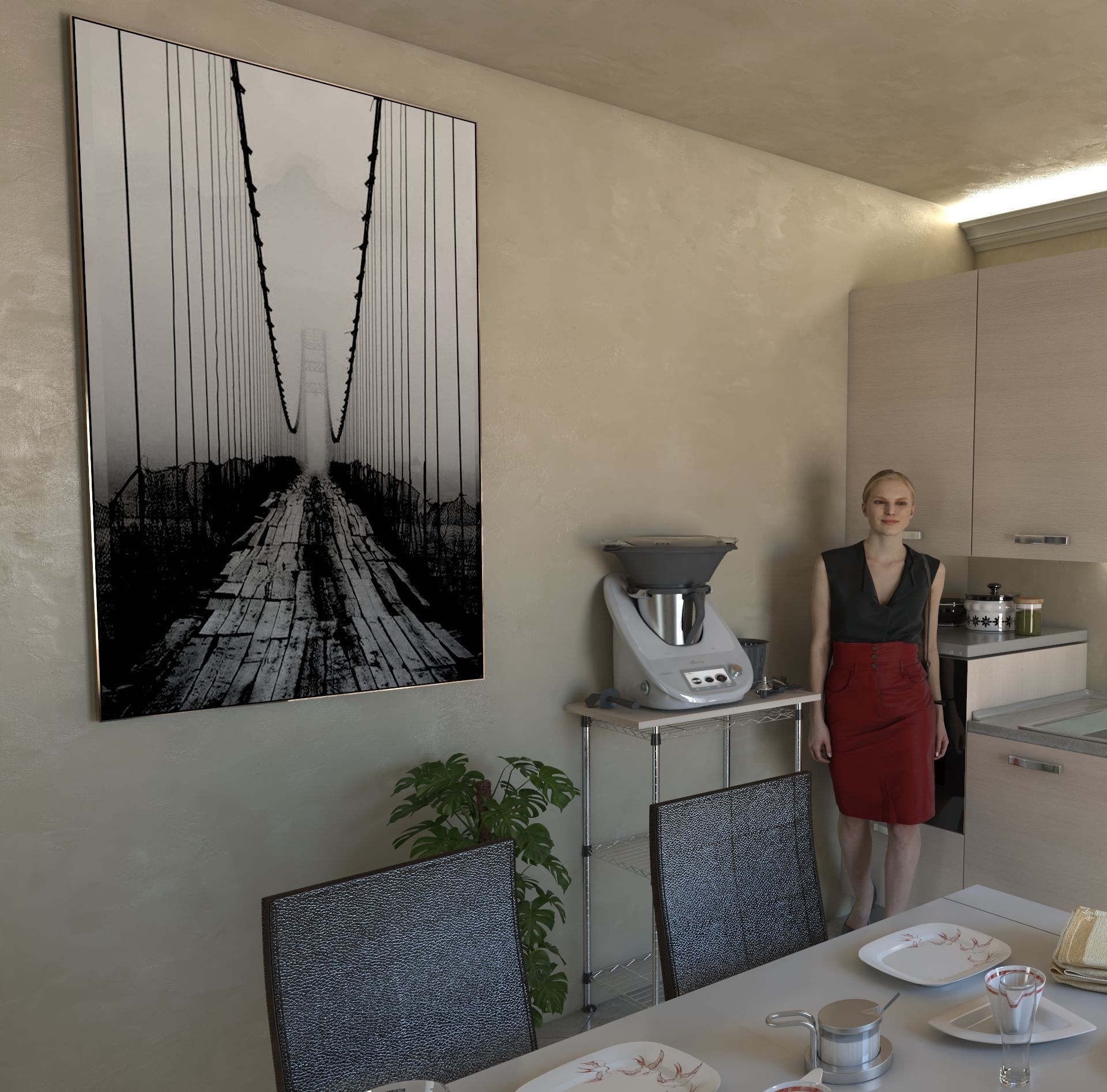 VORWERK BIMBY TM5 3D model_12