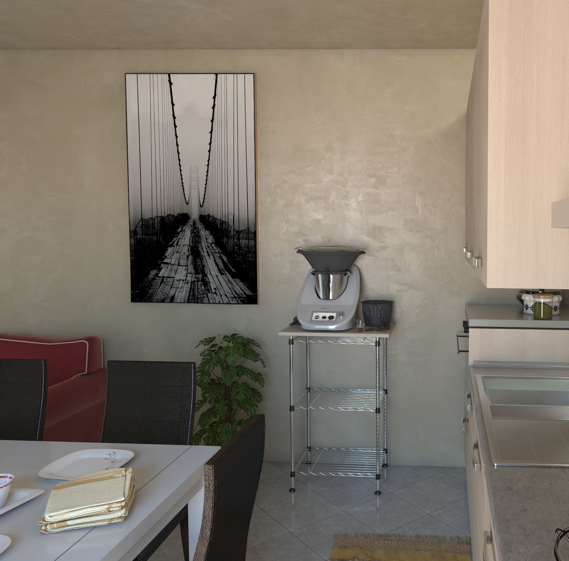 VORWERK BIMBY TM5 3D model_14