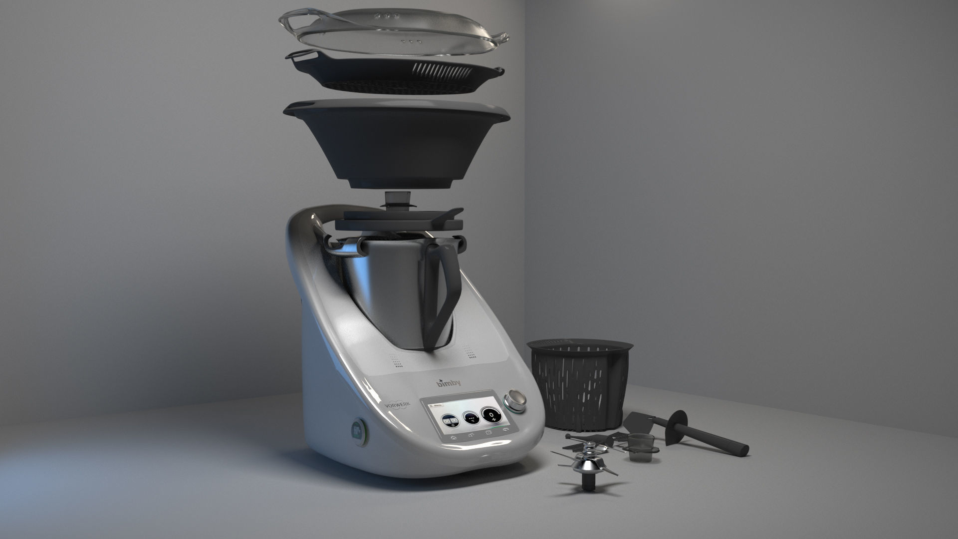 VORWERK BIMBY TM5 3D model_9