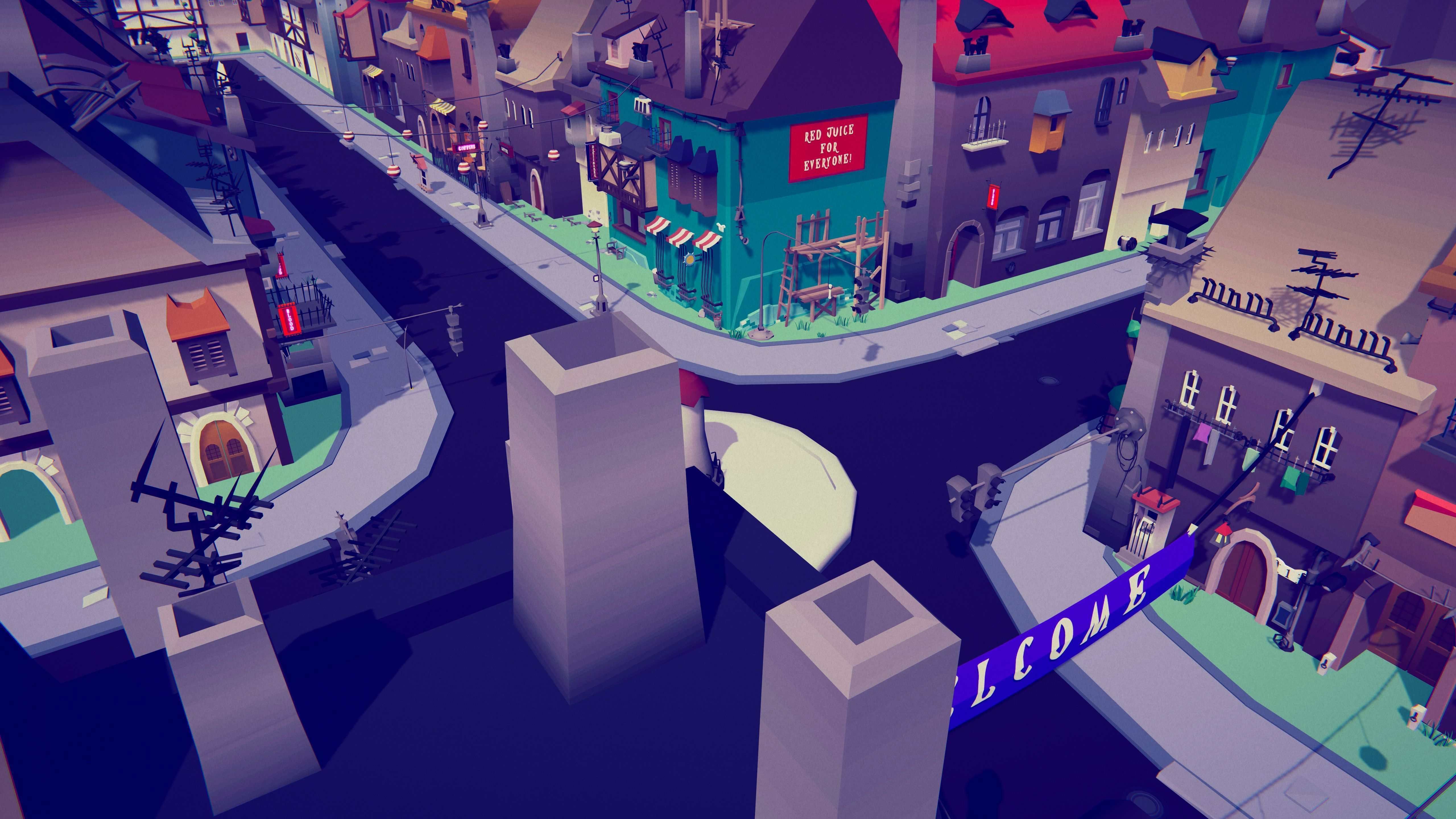 PolyVania Vampiric Town LowPoly Unity Pack Free low-poly 3D model_28