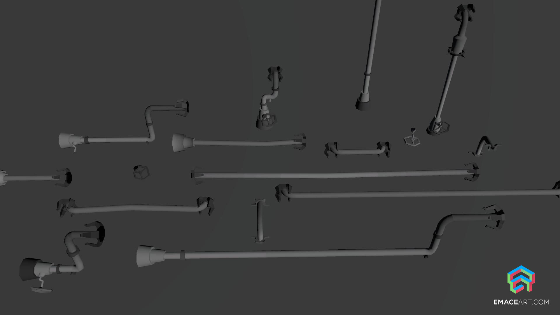 PolyVania Vampiric Town LowPoly Unity Pack Free low-poly 3D model_38