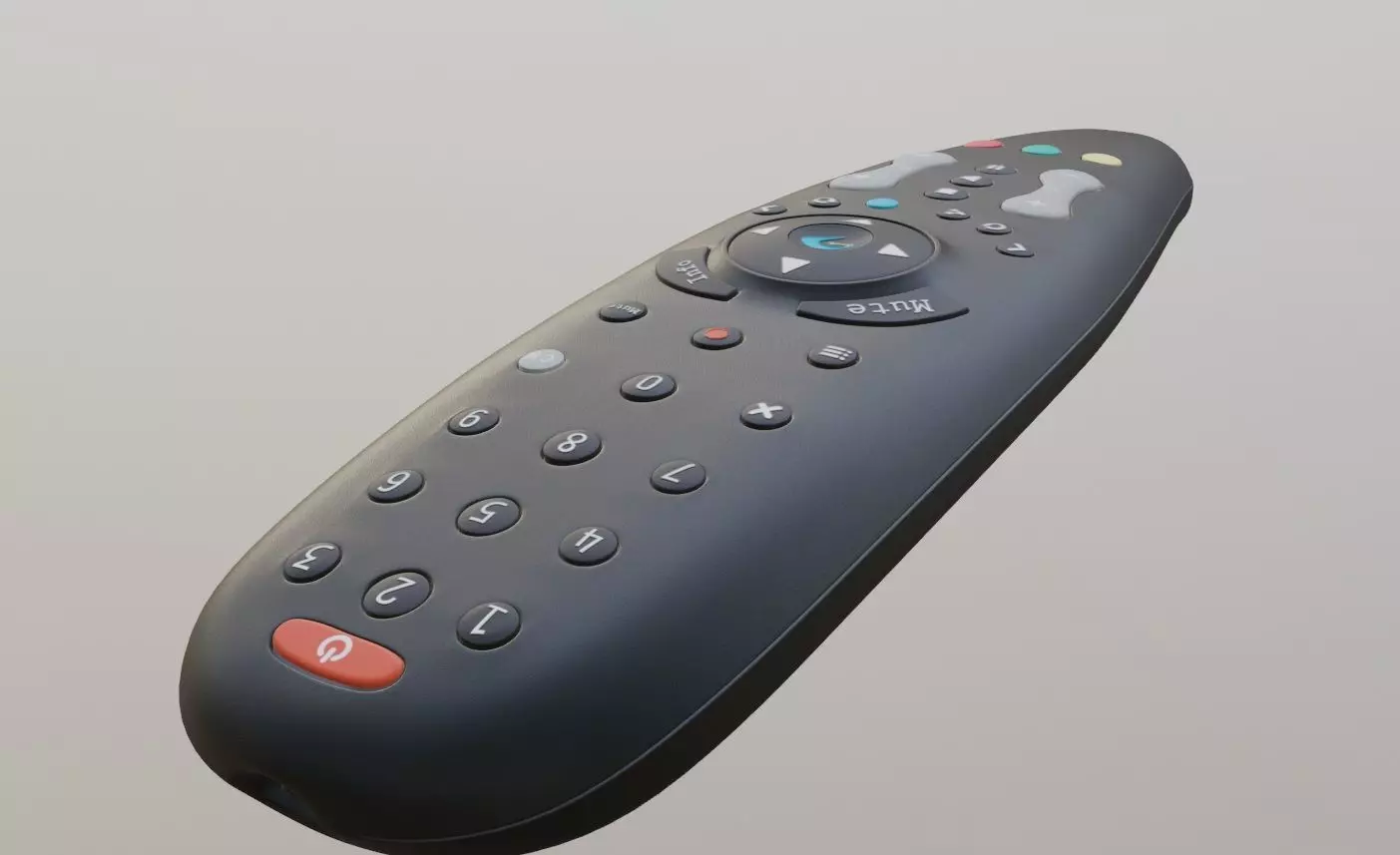 tv remote controller 3D model