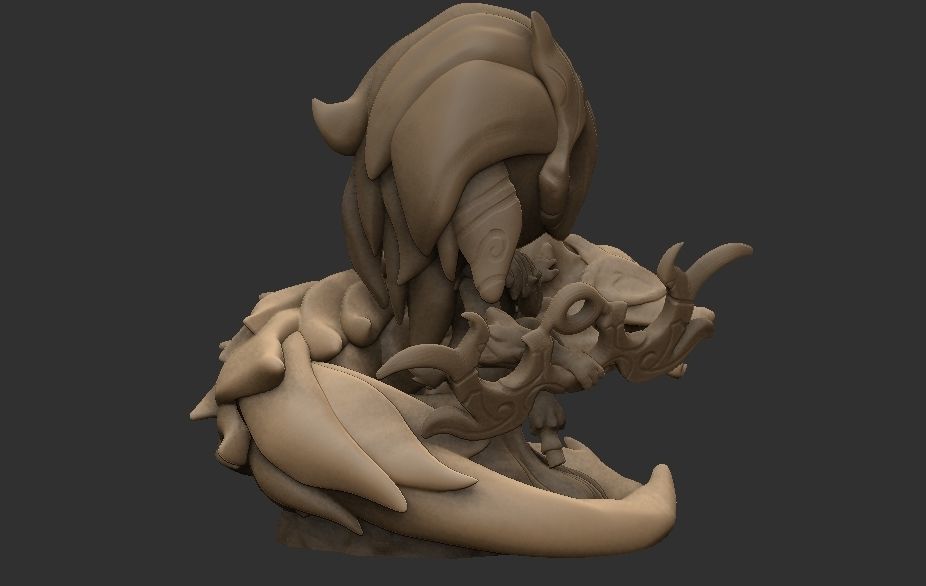 kindred league of legends 3D print model_3
