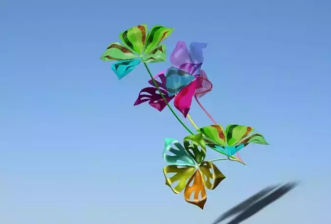 Bunch of iron flowers