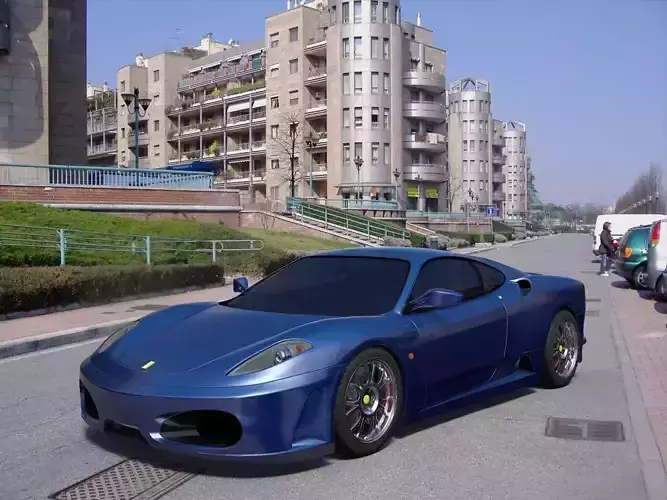 Sport Car Mental ray