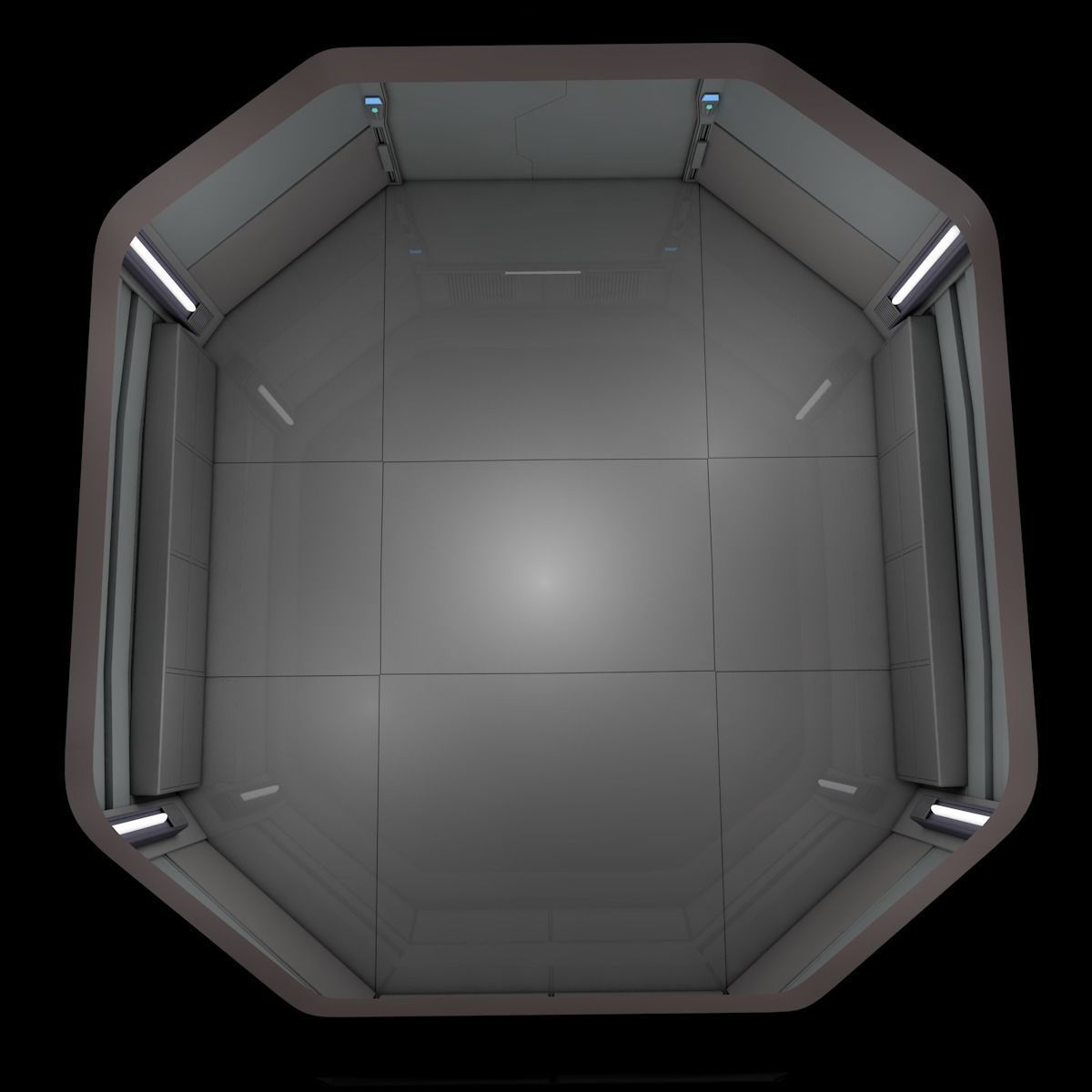 Sci Fi Room  3D model_1