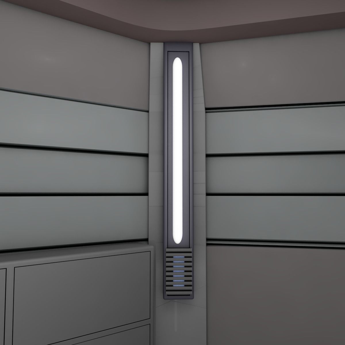 Sci Fi Room  3D model_10