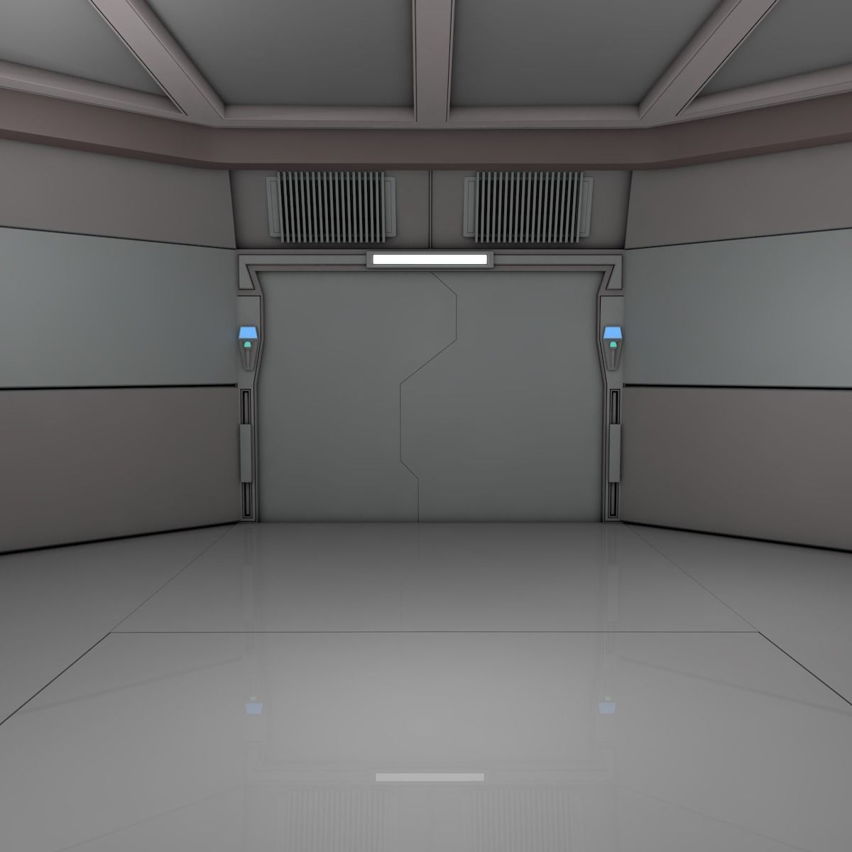 Sci Fi Room  3D model_4