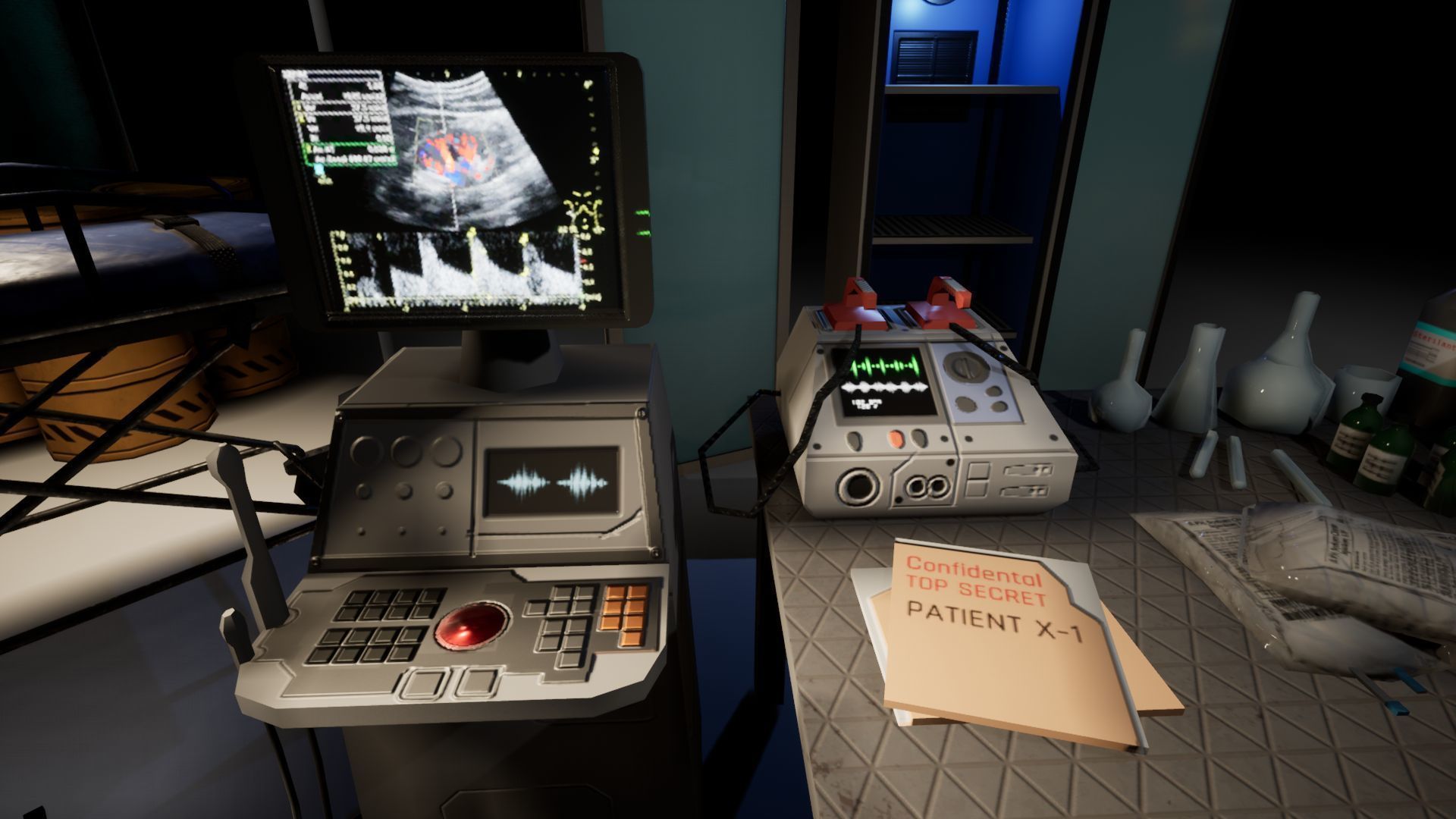 Labaratory Props Low-poly 3D model_5