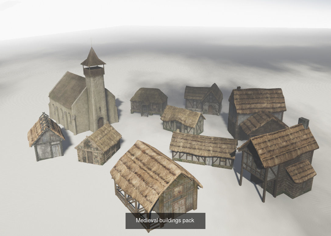 Medieval kit 3D Model Collection_6