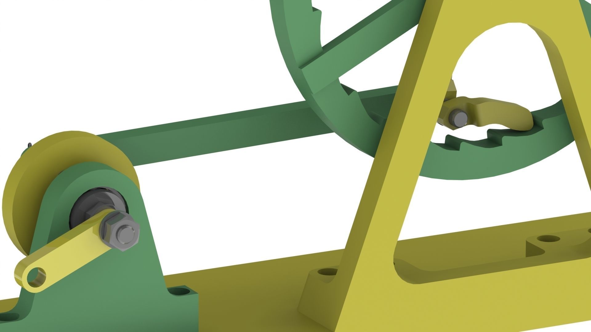 Ratchet Mechanism 3D model 3D printable CGTrader