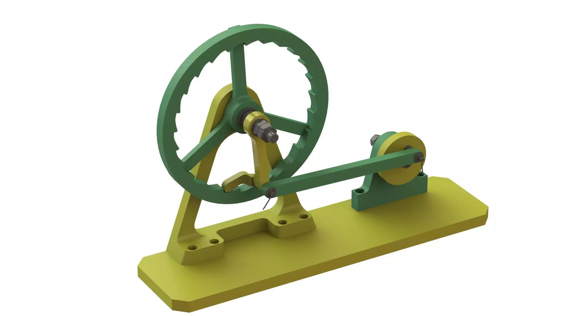 Ratchet Mechanism 3D print model_0