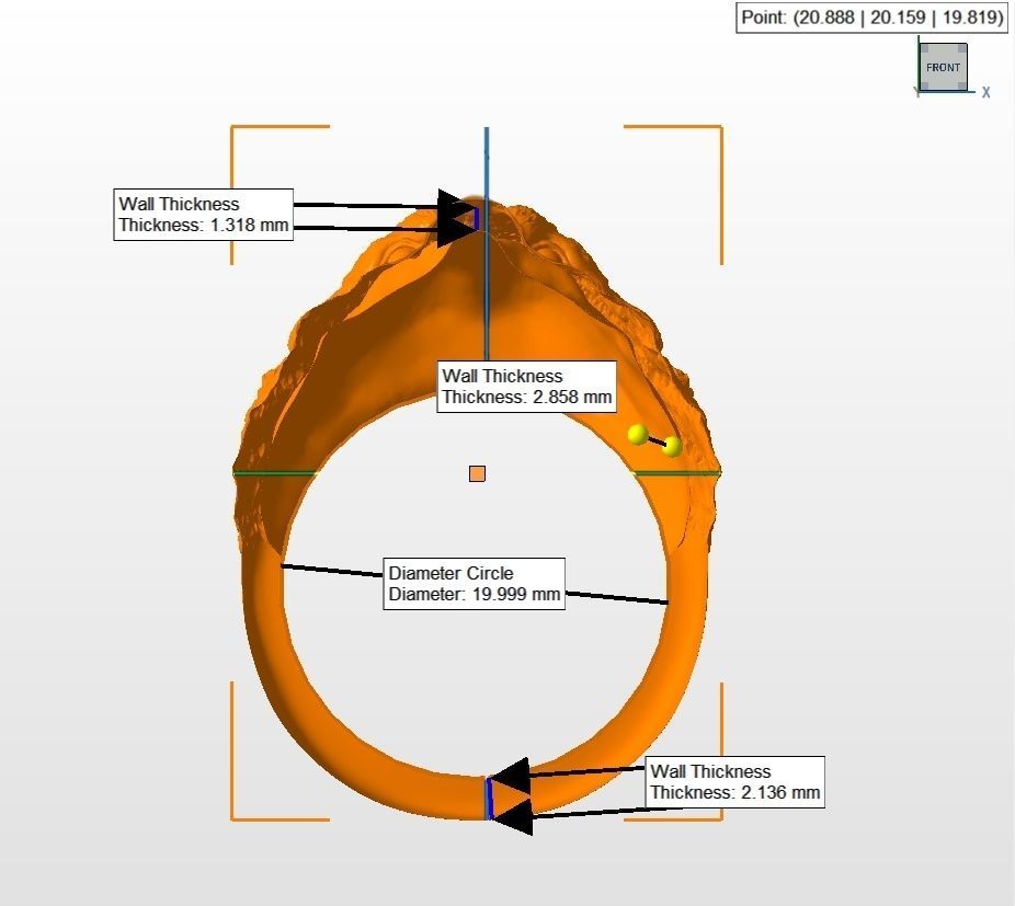 Bear ring STL OBJ 3d model for 3d printing 3D print model_11