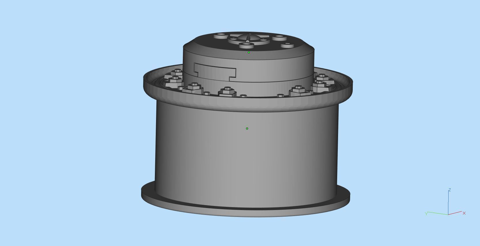 Printable 3d model rims for Soviet Truck MAZ-537 Three vers 3D print model_8