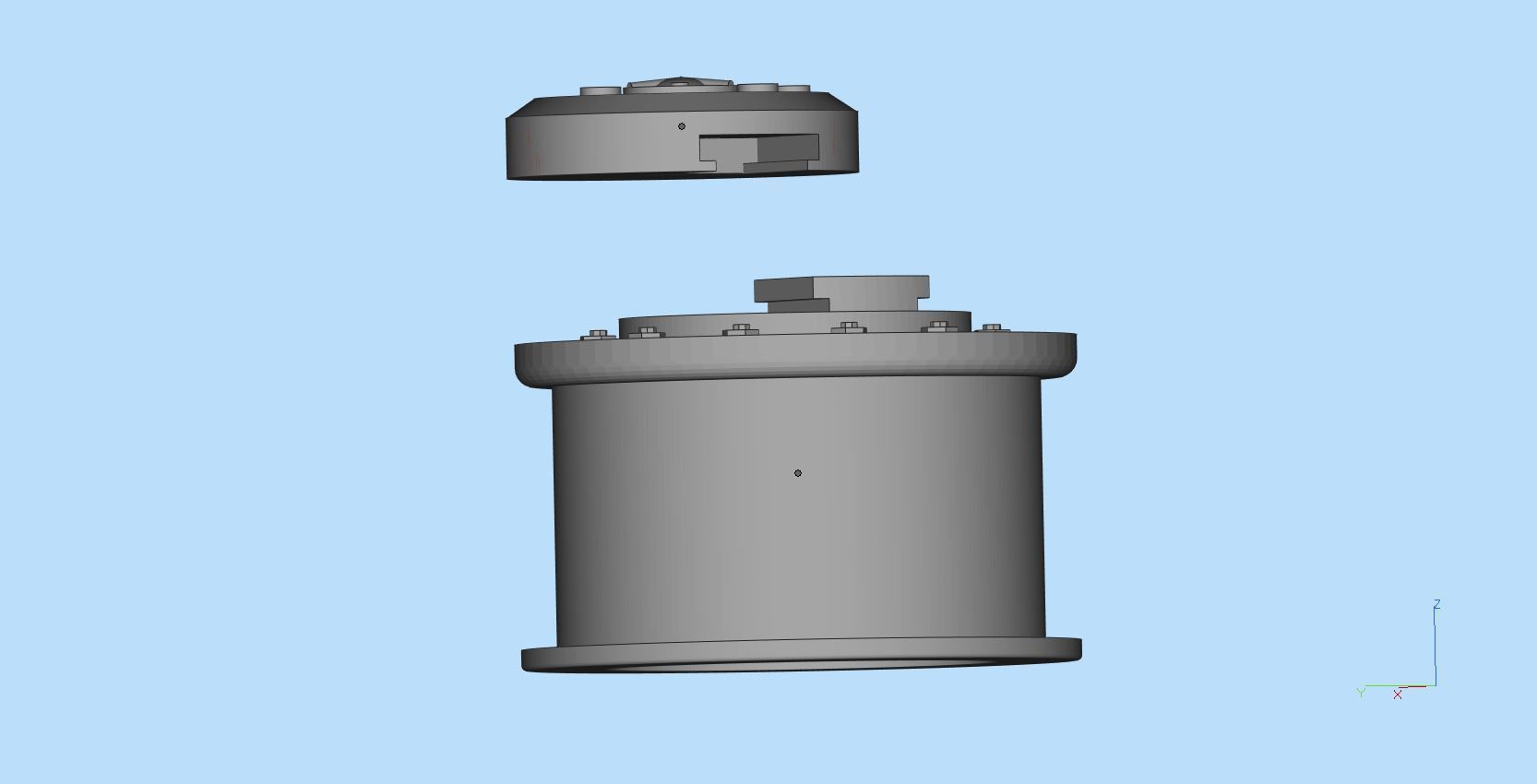 Printable 3d model rims for Soviet Truck MAZ-537 Three vers 3D print model_12