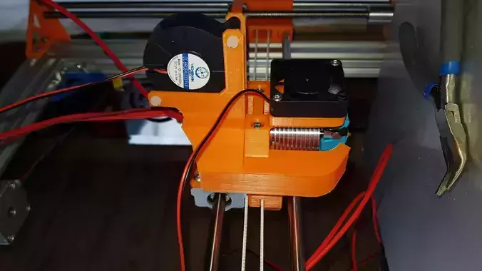 AM8 3D Printer Fan Duct Upgrade - Will fit other i3 Clones 3D print model