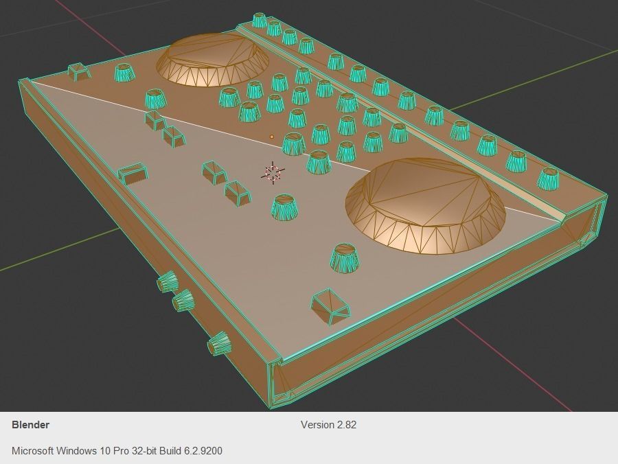 Native Instruments Traktor Kontrol --Lucky 13 CUSTOM-IC- v2 Low-poly 3D model_6