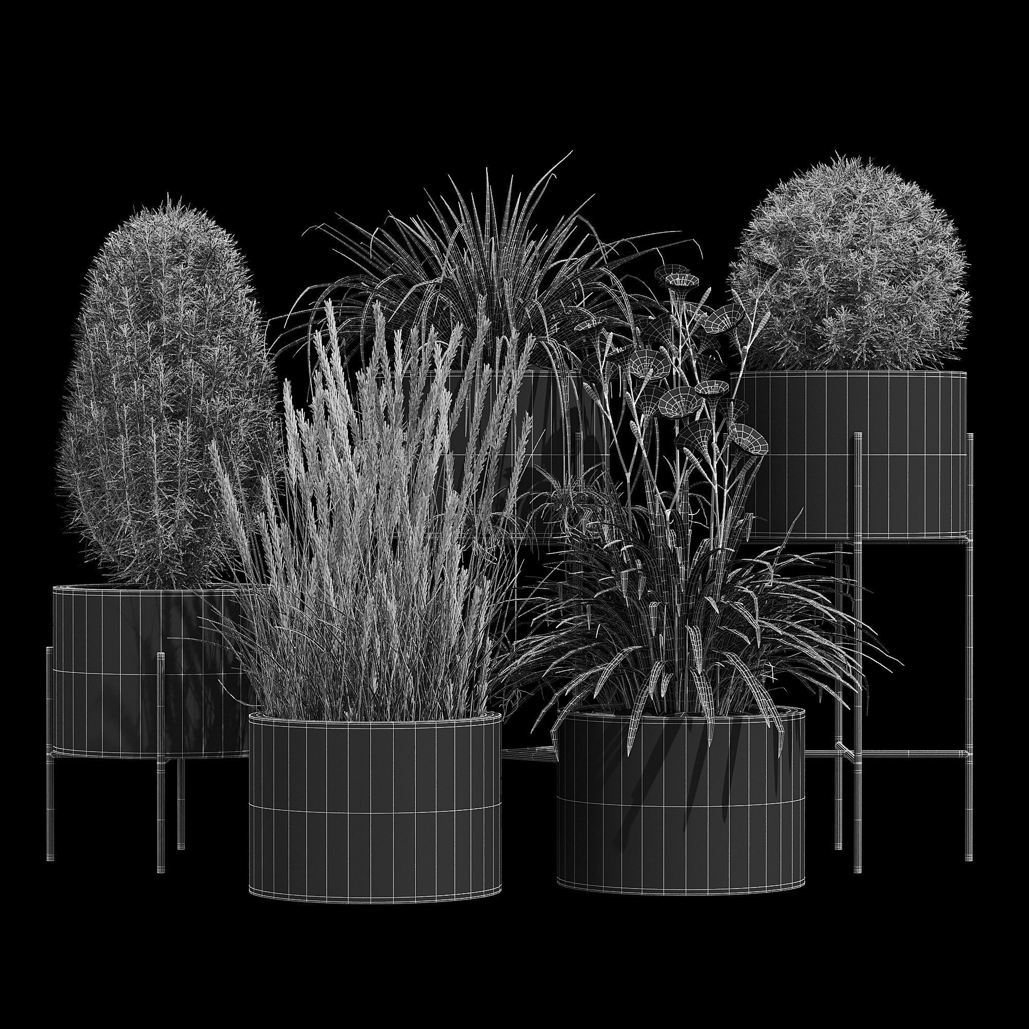 Cylinder linea 3D model_6