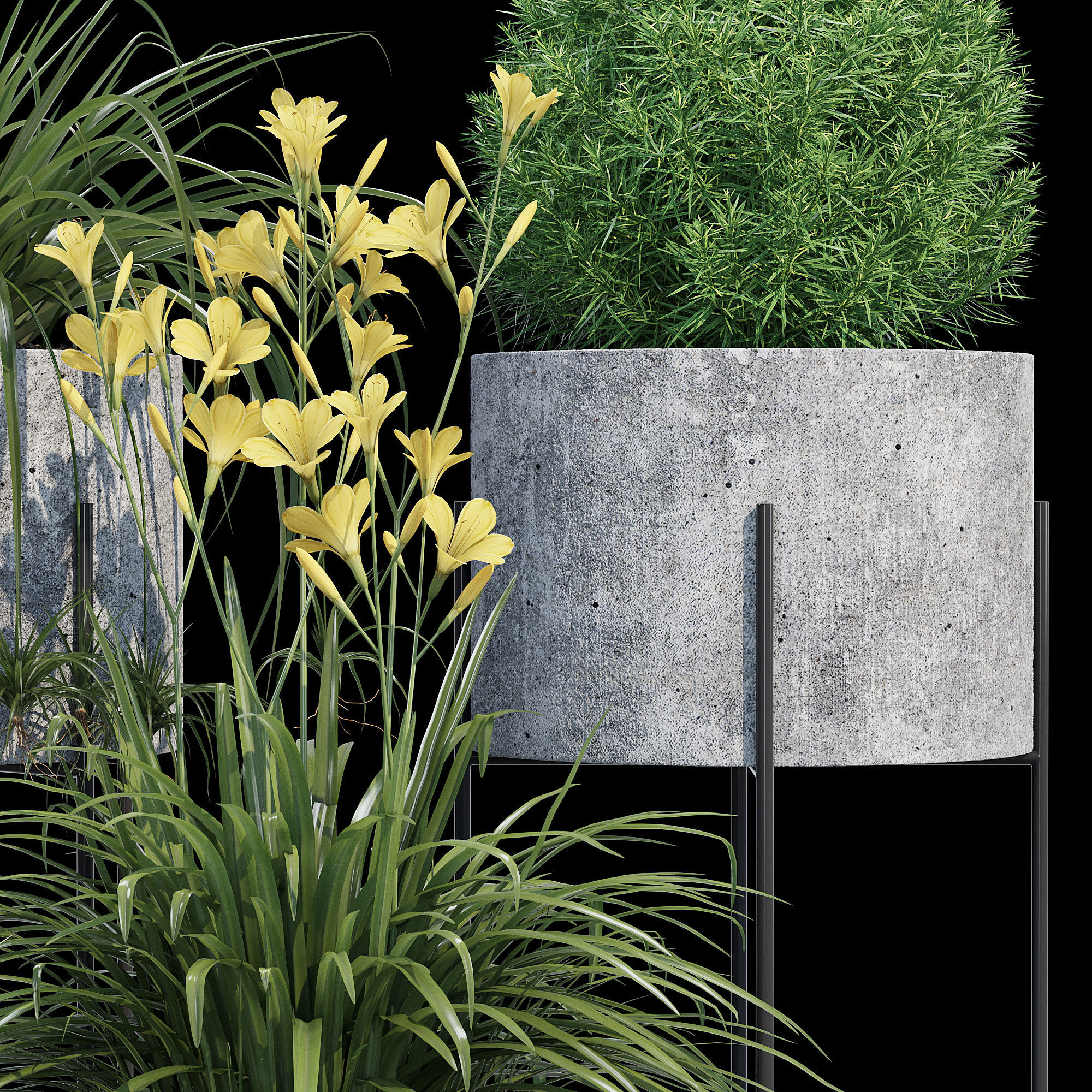 Cylinder linea 3D model_4