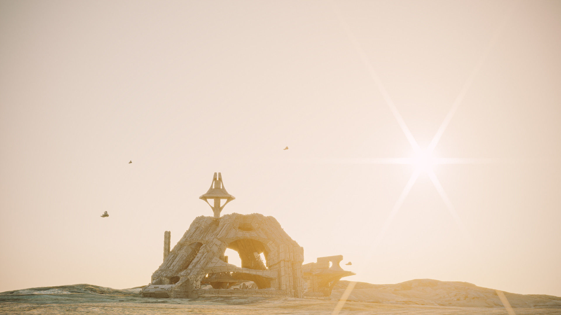 Kitbash Sci-Fi greeble buildings 3D model_2