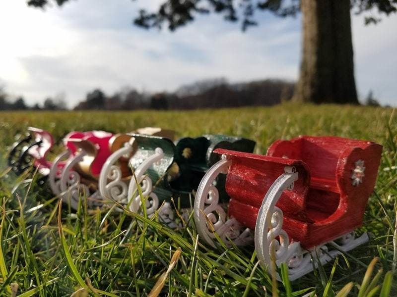 Santas Sleigh 3D print model_2