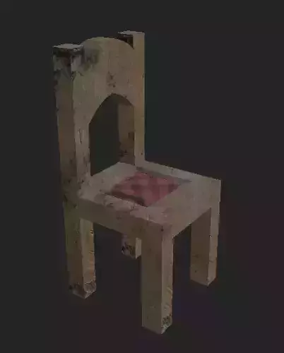 simple wooden chair