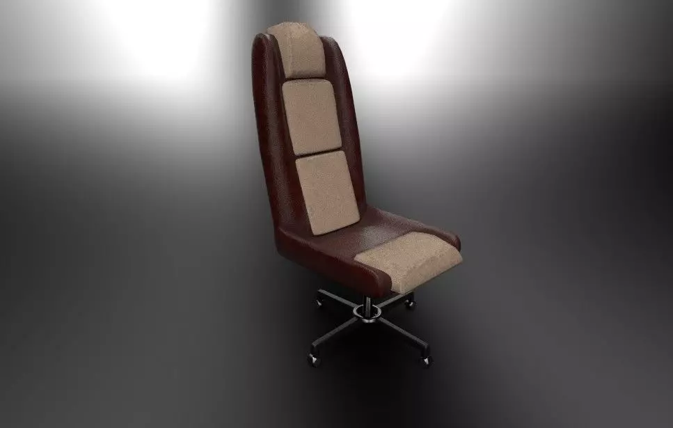 Chair office 3D model_0