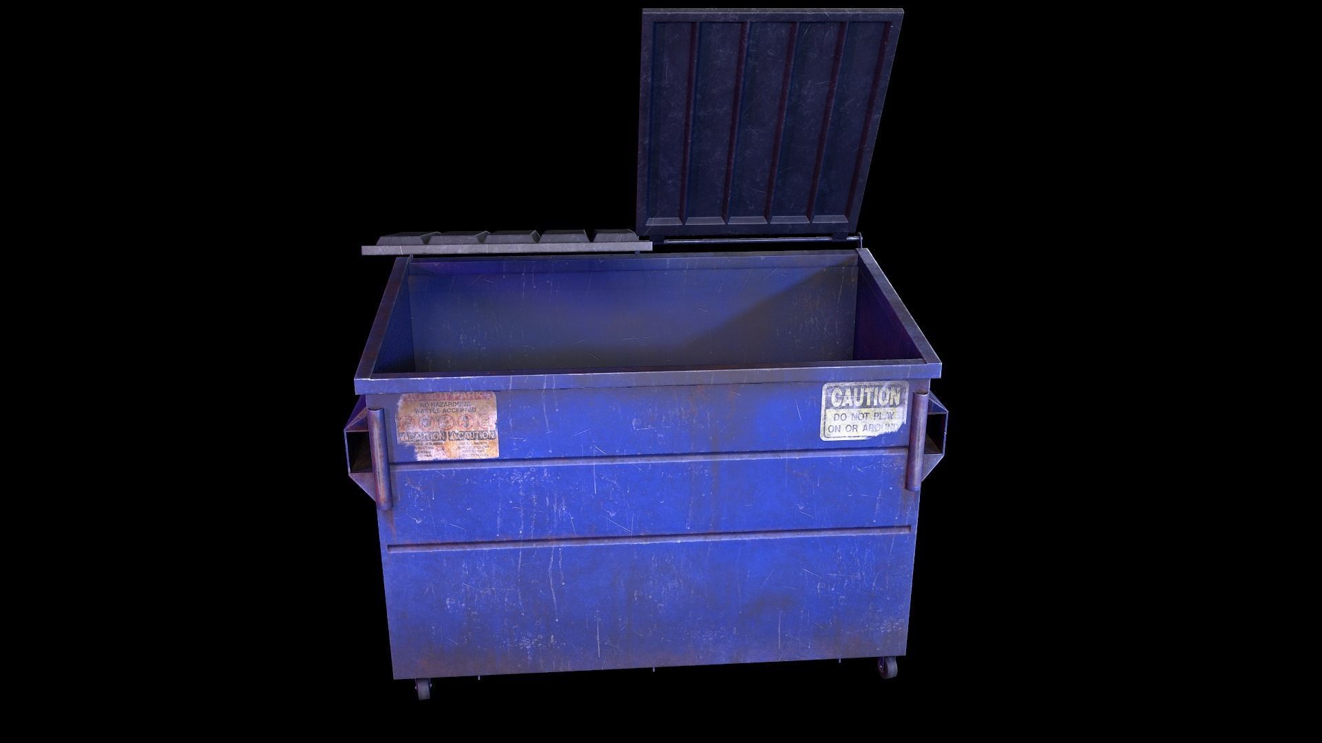 Street asset pack Game Ready Low-poly 3D model_12