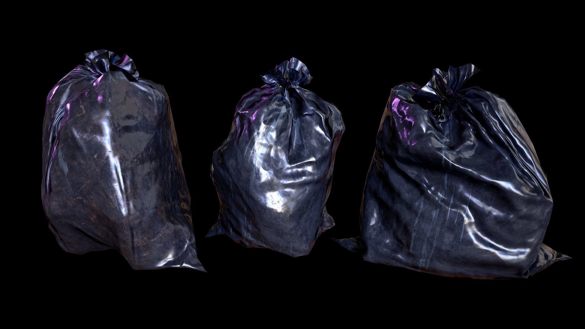 Street asset pack Game Ready Low-poly 3D model_15