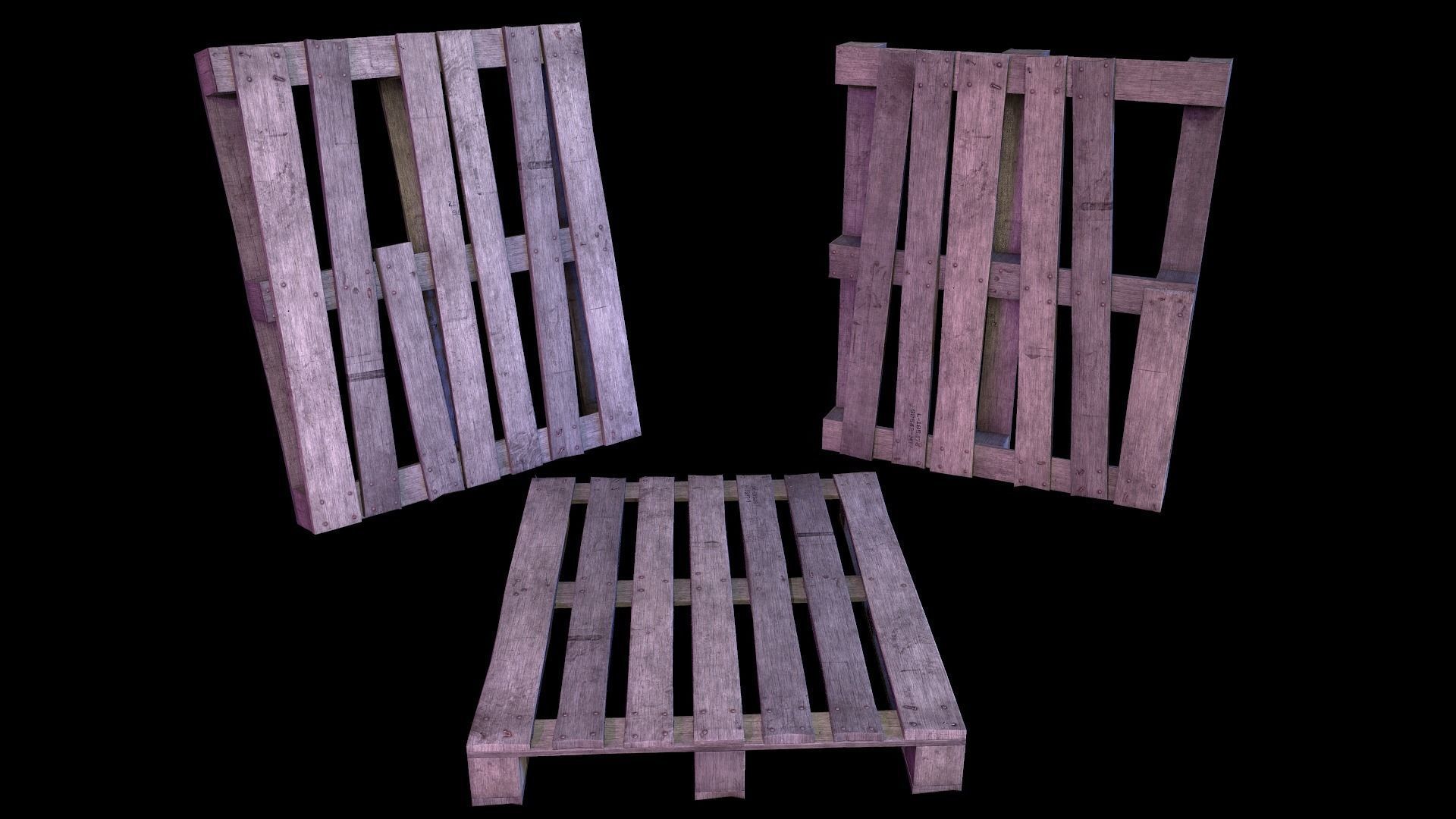 Street asset pack Game Ready Low-poly 3D model_13