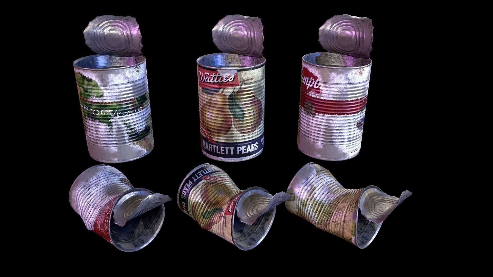 Street asset pack Game Ready Low-poly 3D model_9