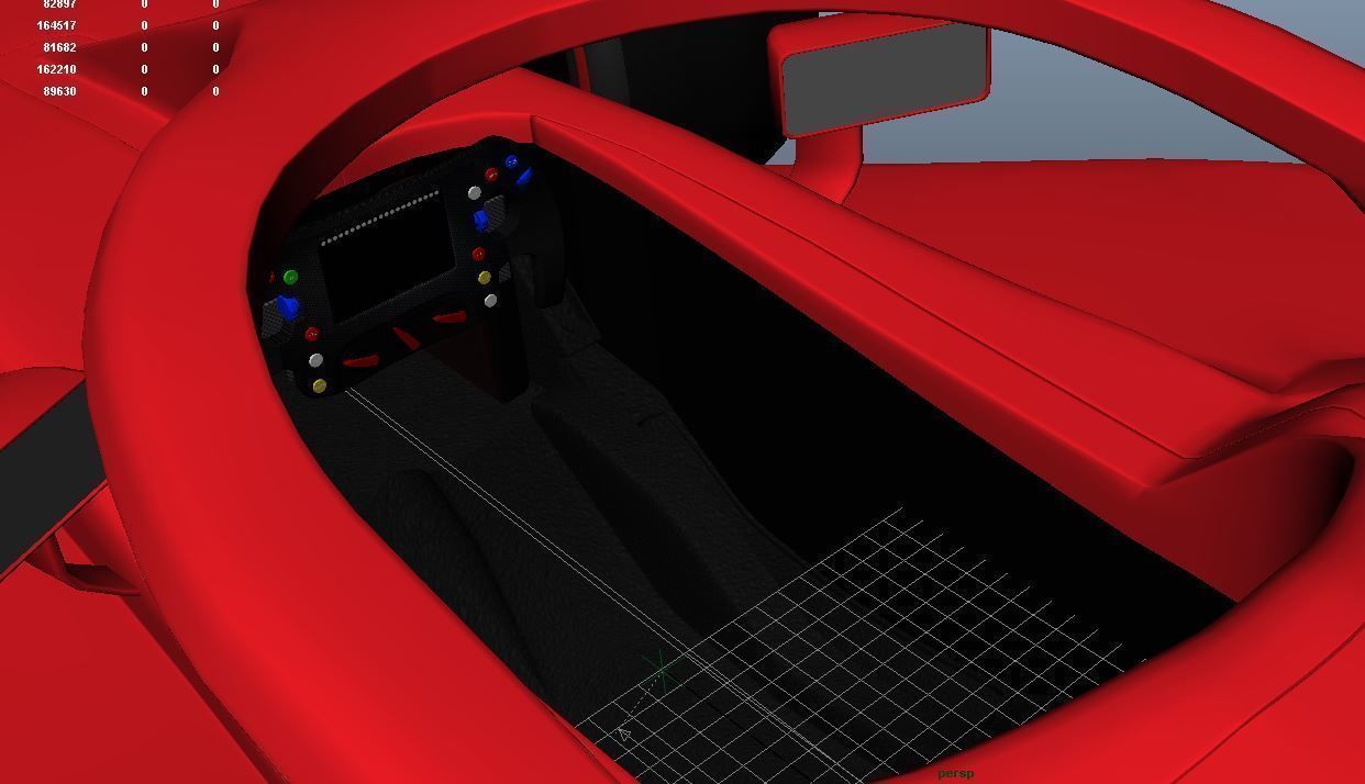 f1 2021 detailed model 3D model_3