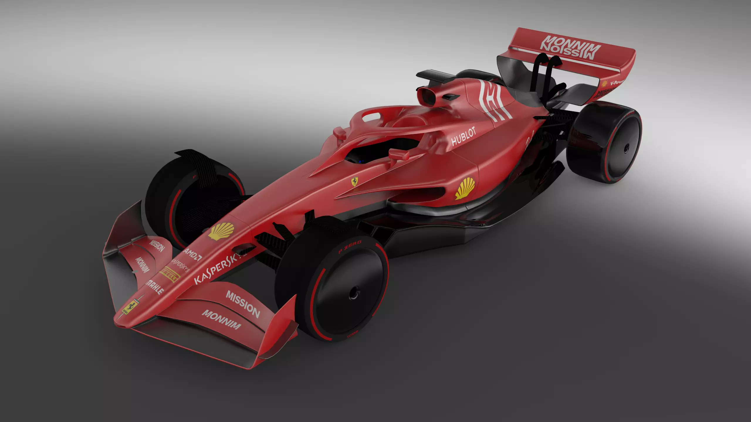 f1 2021 detailed model 3D model_0