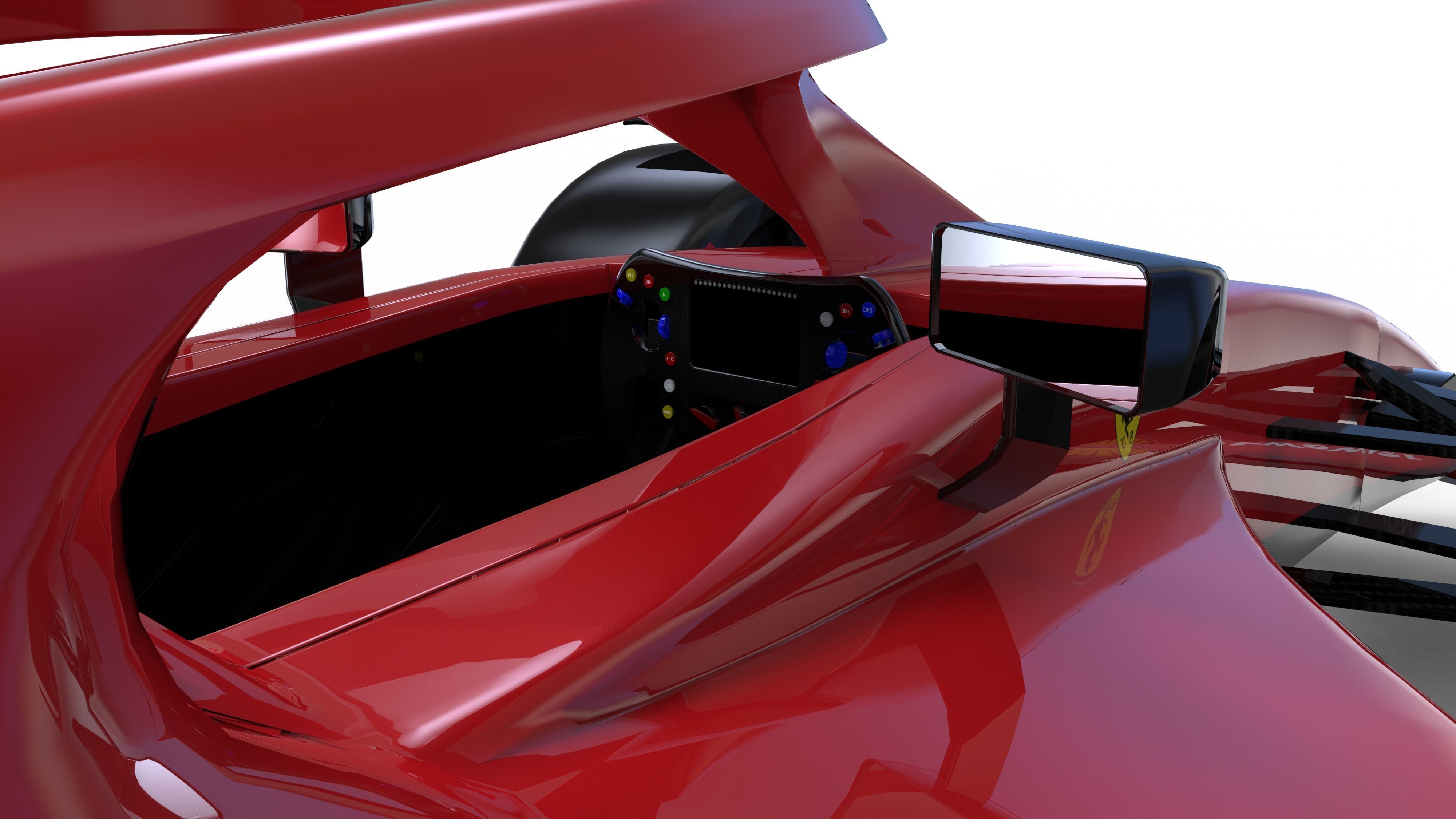 f1 2021 detailed model 3D model_8