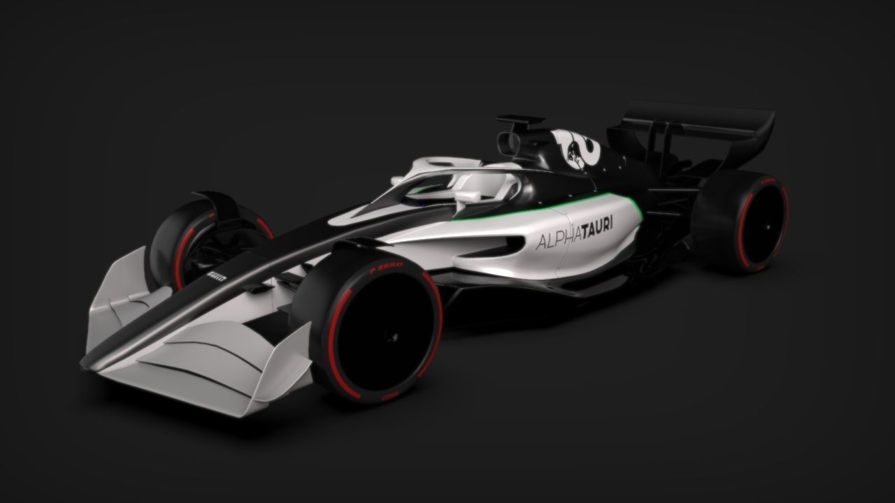 f1 2021 detailed model 3D model_7