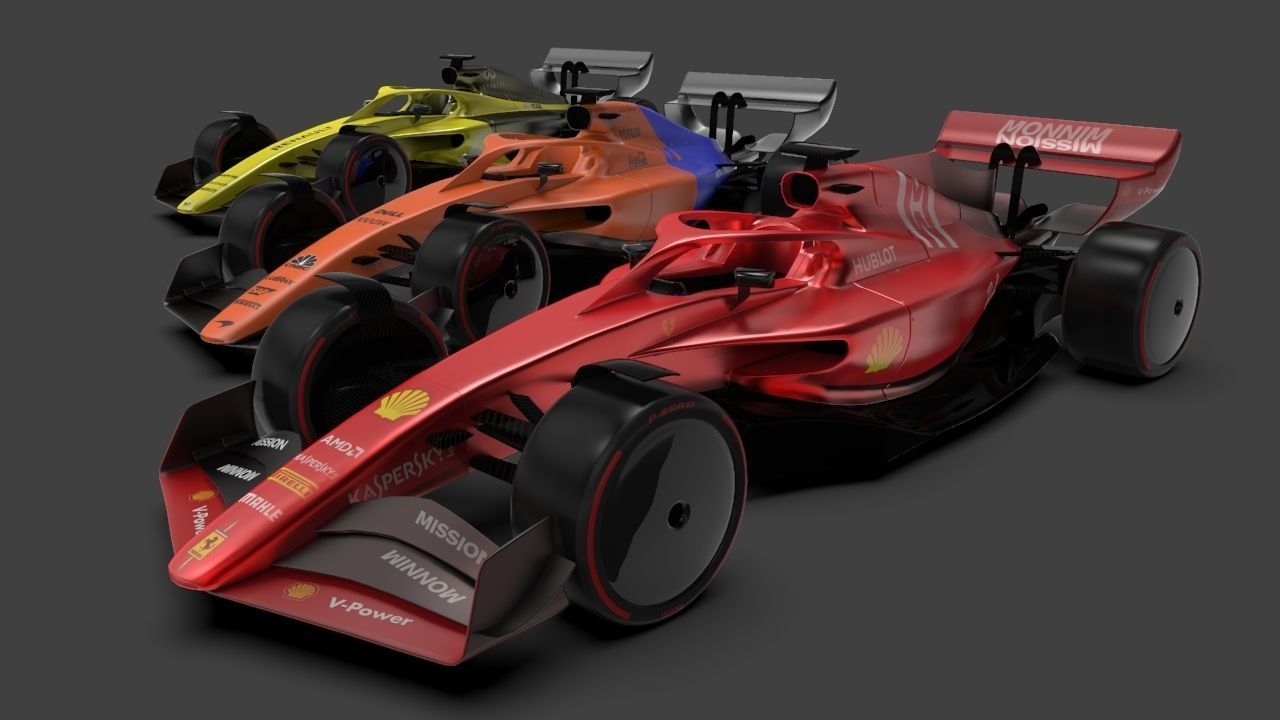 f1 2021 detailed model 3D model_6