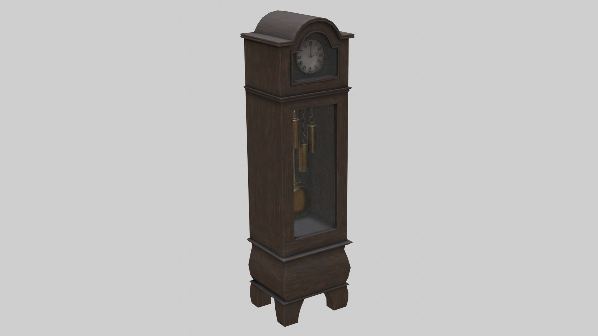 Vintage Victorian Living Room Pack With PBR Materials Low-poly 3D model_42
