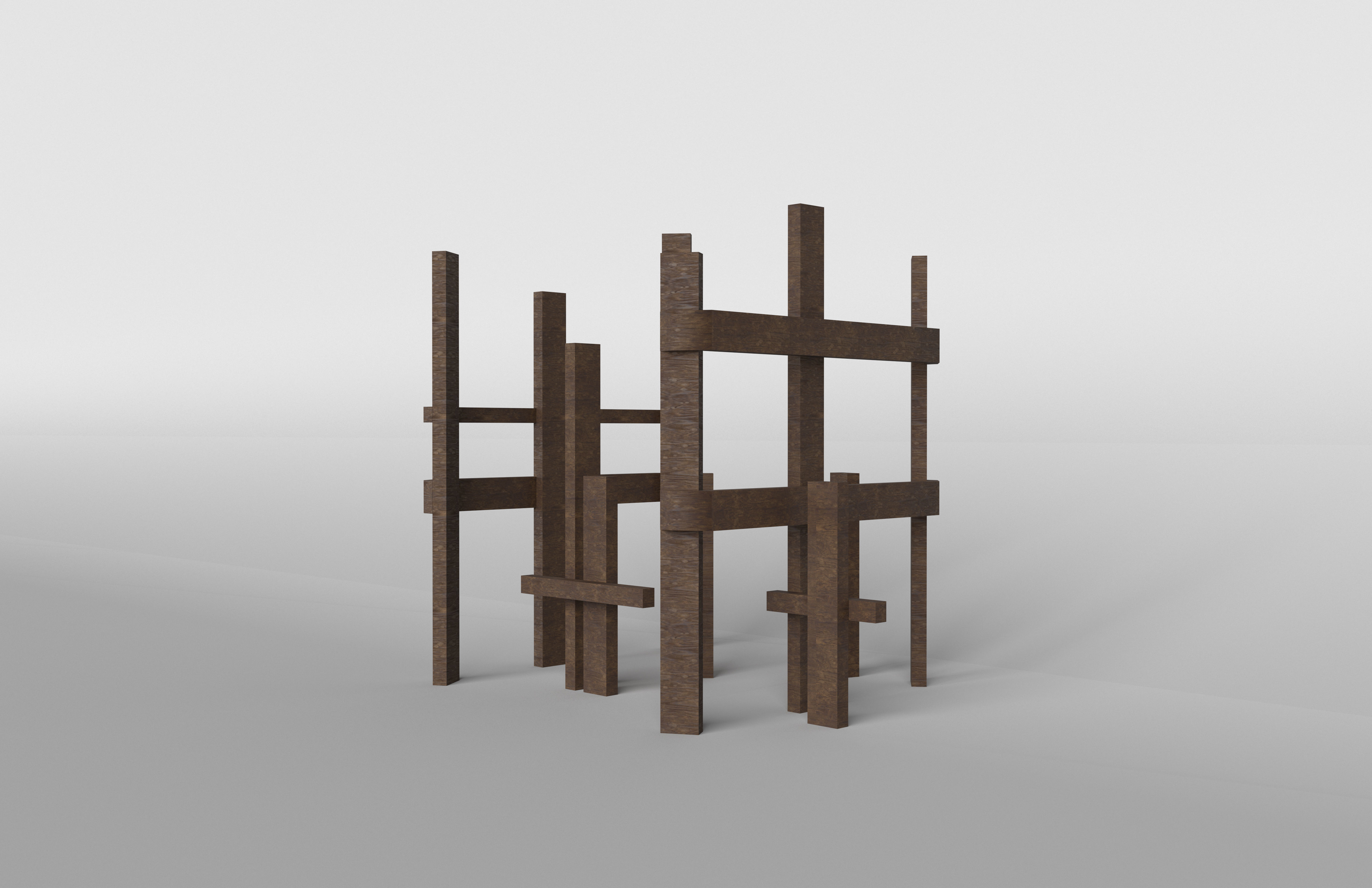 Building The Object v1 001 Low-poly 3D model_3