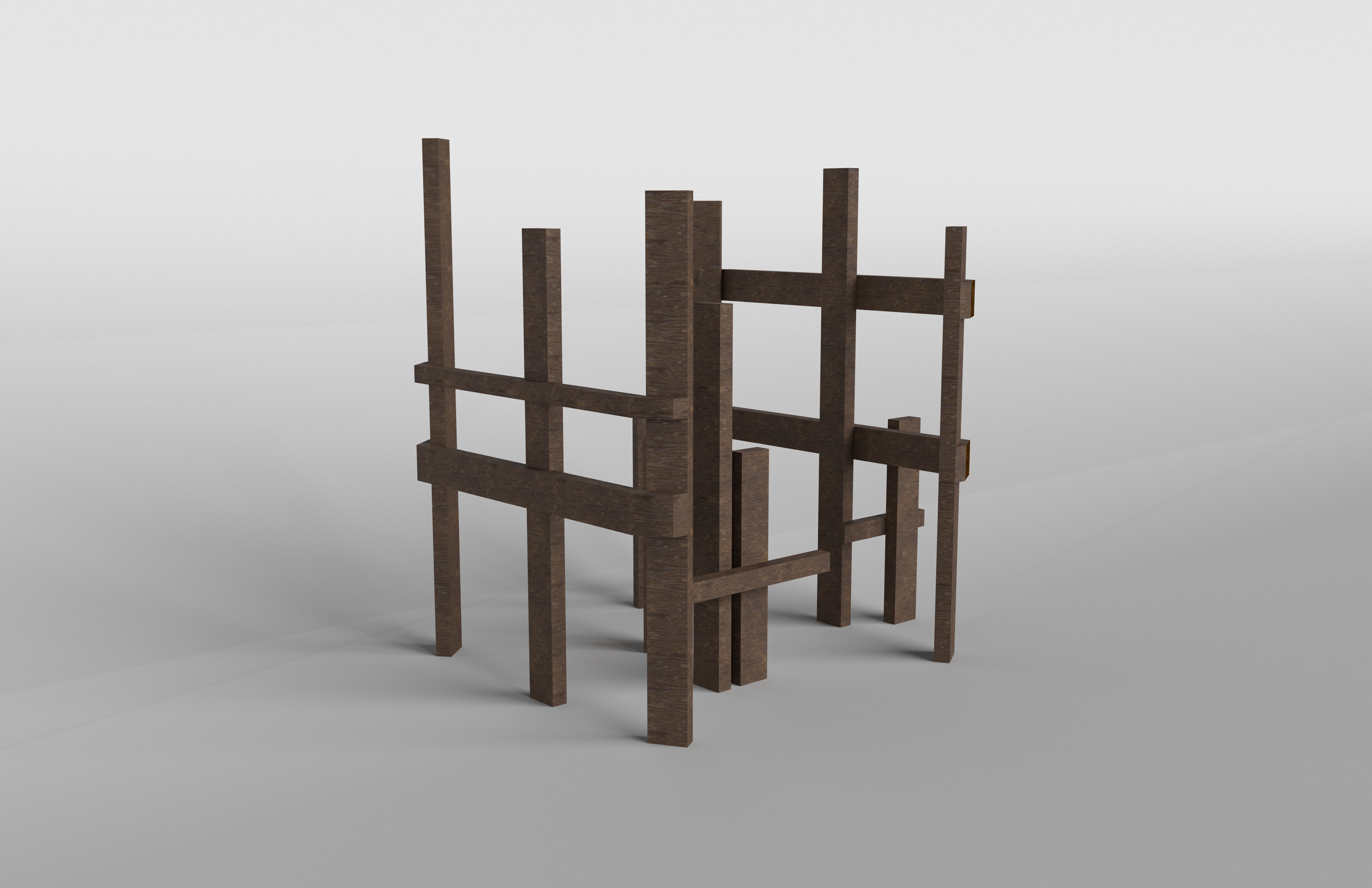 Building The Object v1 001 Low-poly 3D model_4