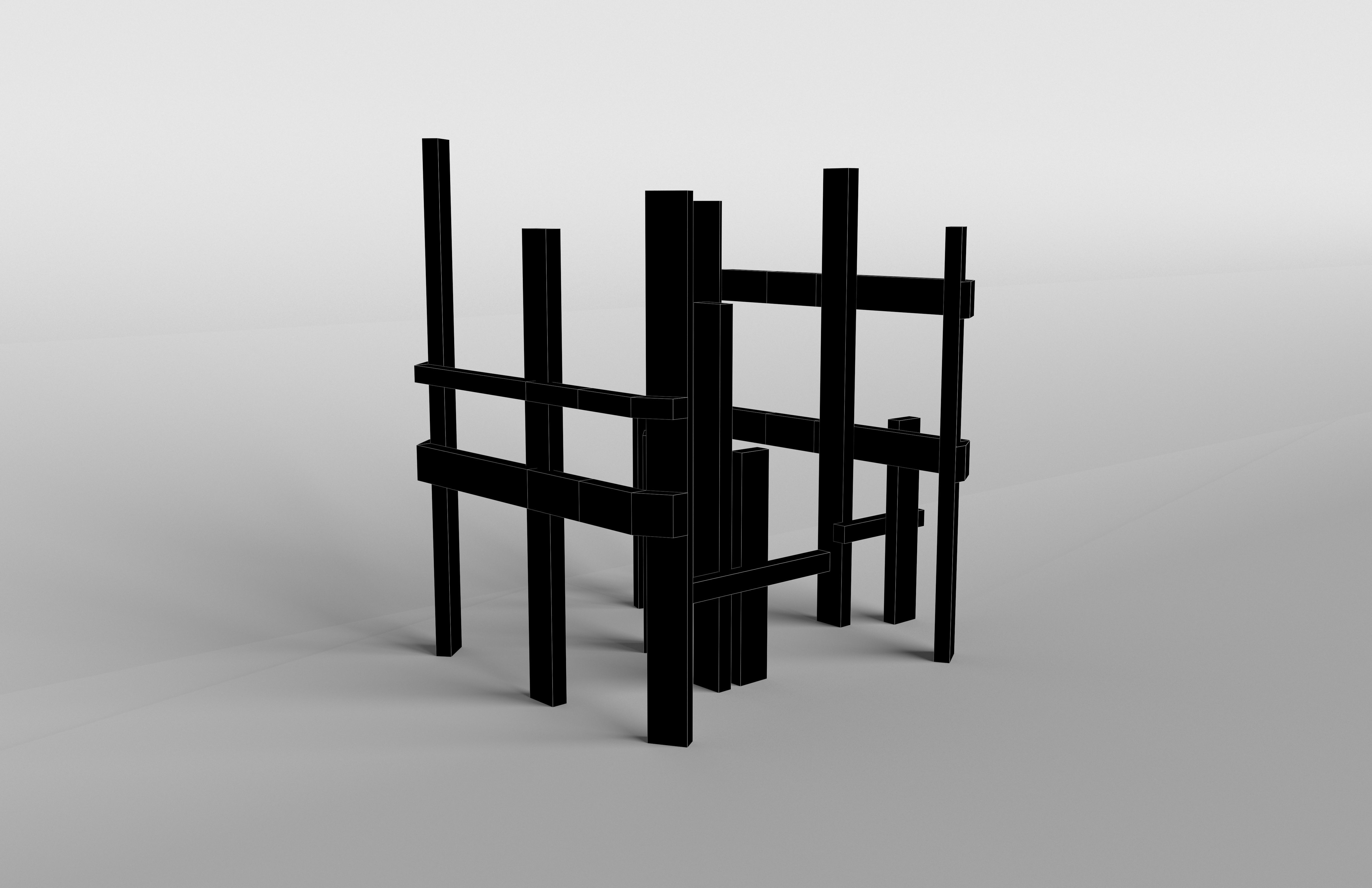 Building The Object v1 001 Low-poly 3D model_8