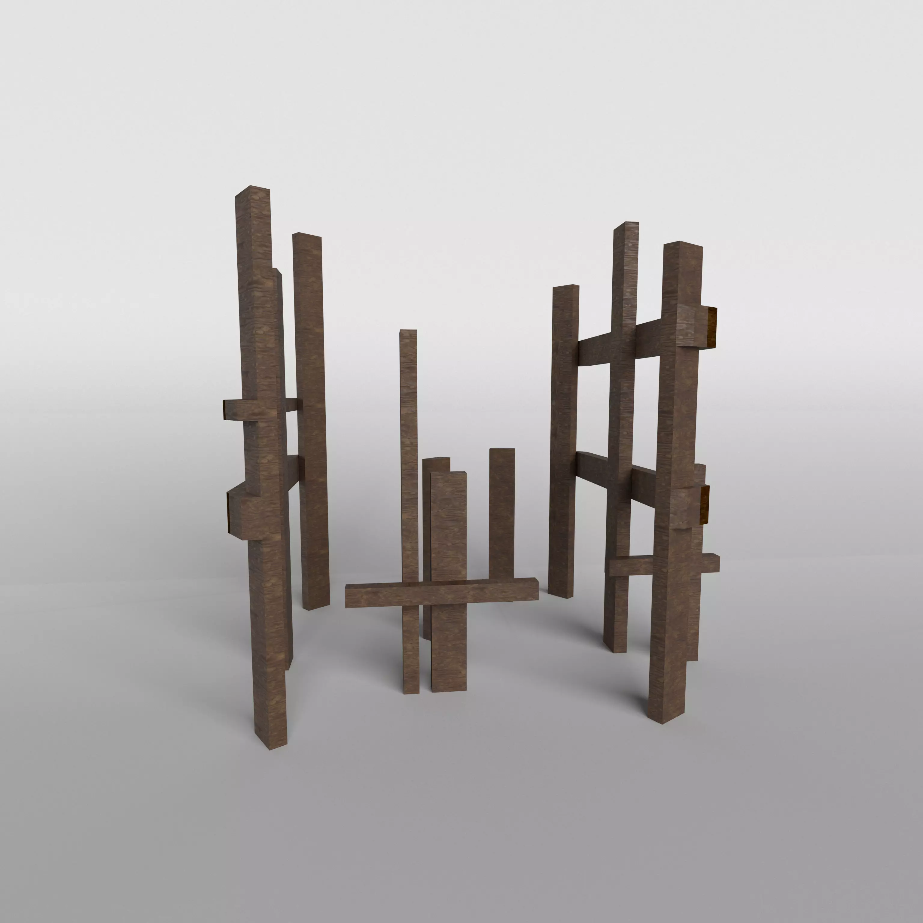 Building The Object v1 001 Low-poly 3D model_0