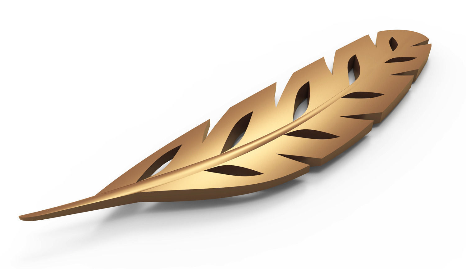 Feather 3D print model_1