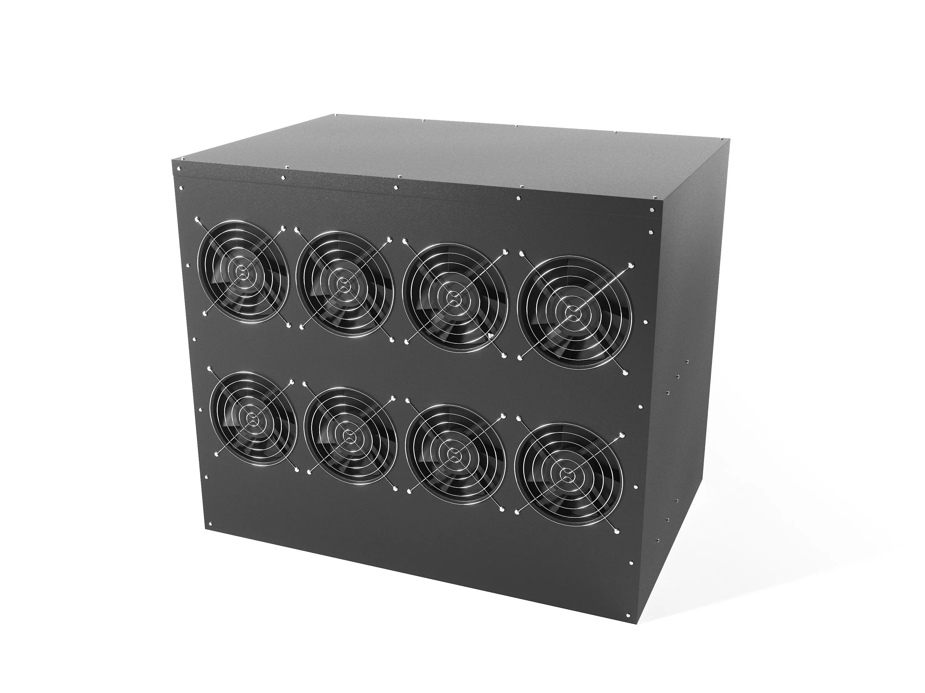 GPU Miner box 3D model