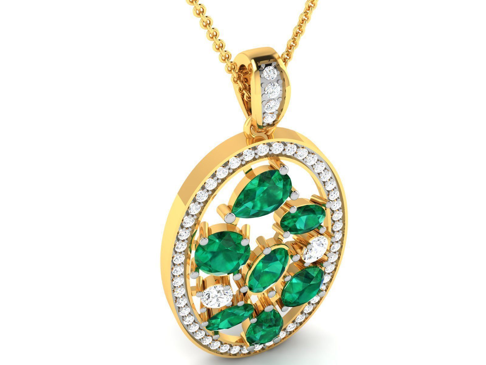 Women pendant 3dm render detail 3D print model_1