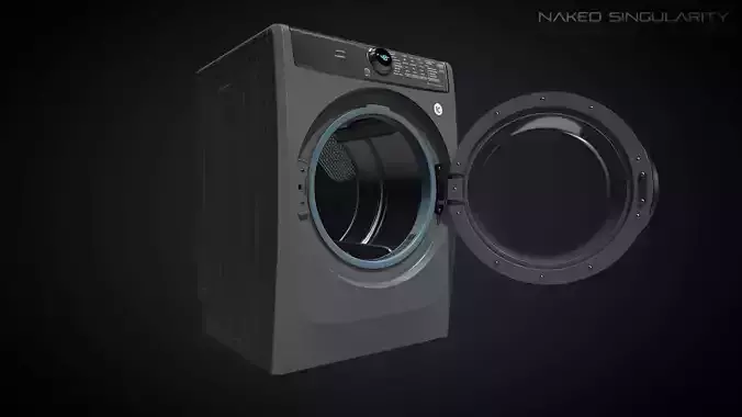 Dryer Laundry  Appliance  Electronic Low-poly