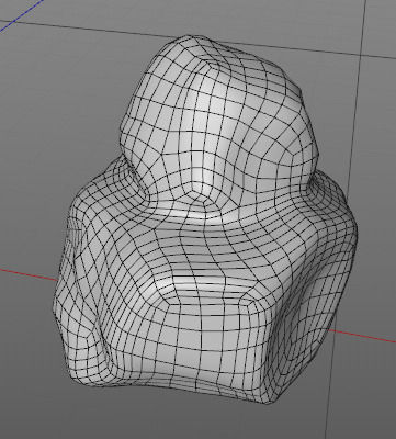 Stone rock Low-poly 3D model_15