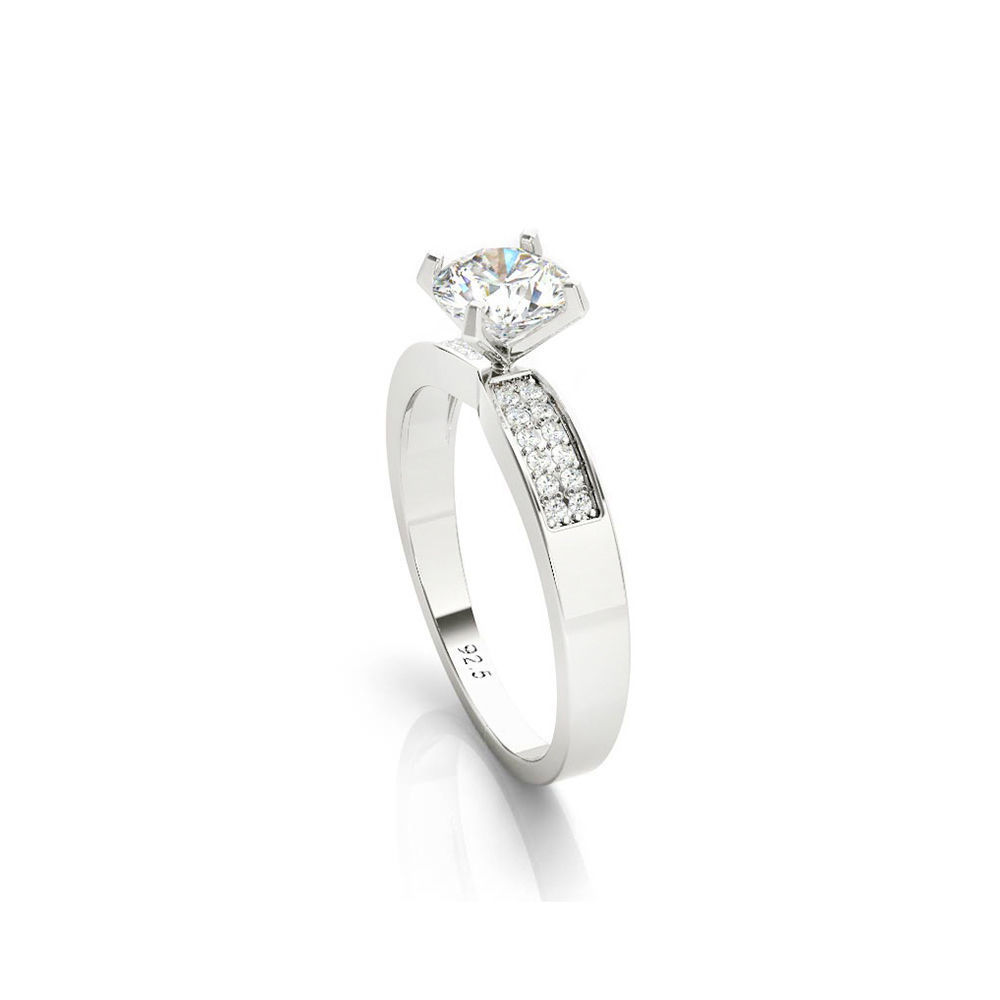 3d diamond engagement rings computer aided jewellery design 3D print model_4