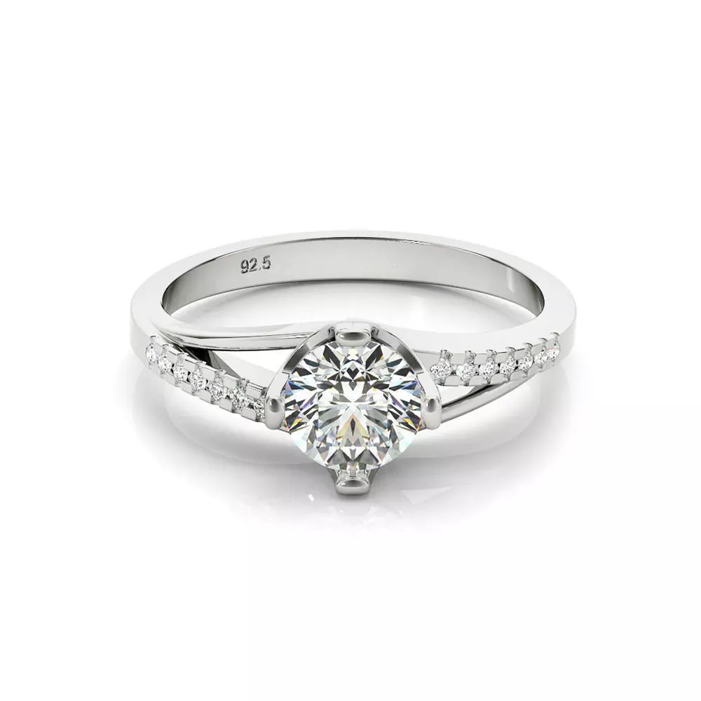 3d marrige ring design vintage engagement rings ring cad 3D print model_0