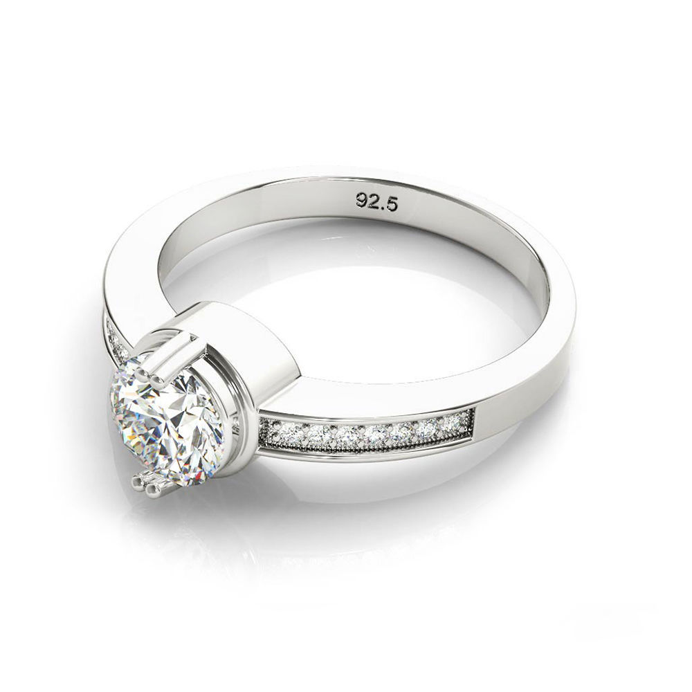 3dm diamond engagement rings metal file for jewelry making 3D print model_3